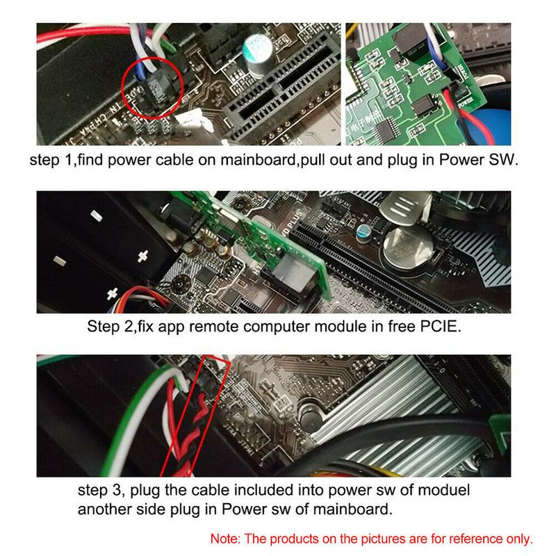 PCI-e Desktop PC Remote Power Switch 