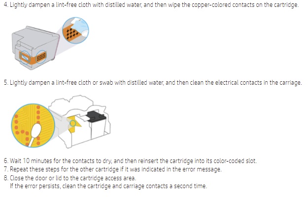 Ink cartridge error - Only one set of InstaInk cartridges c... - HP ...