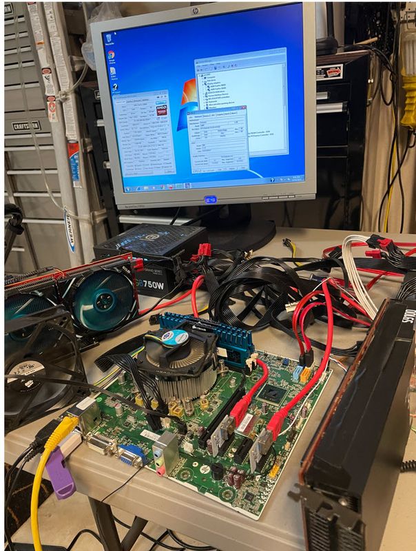 Pro 3400 setup on breadboard