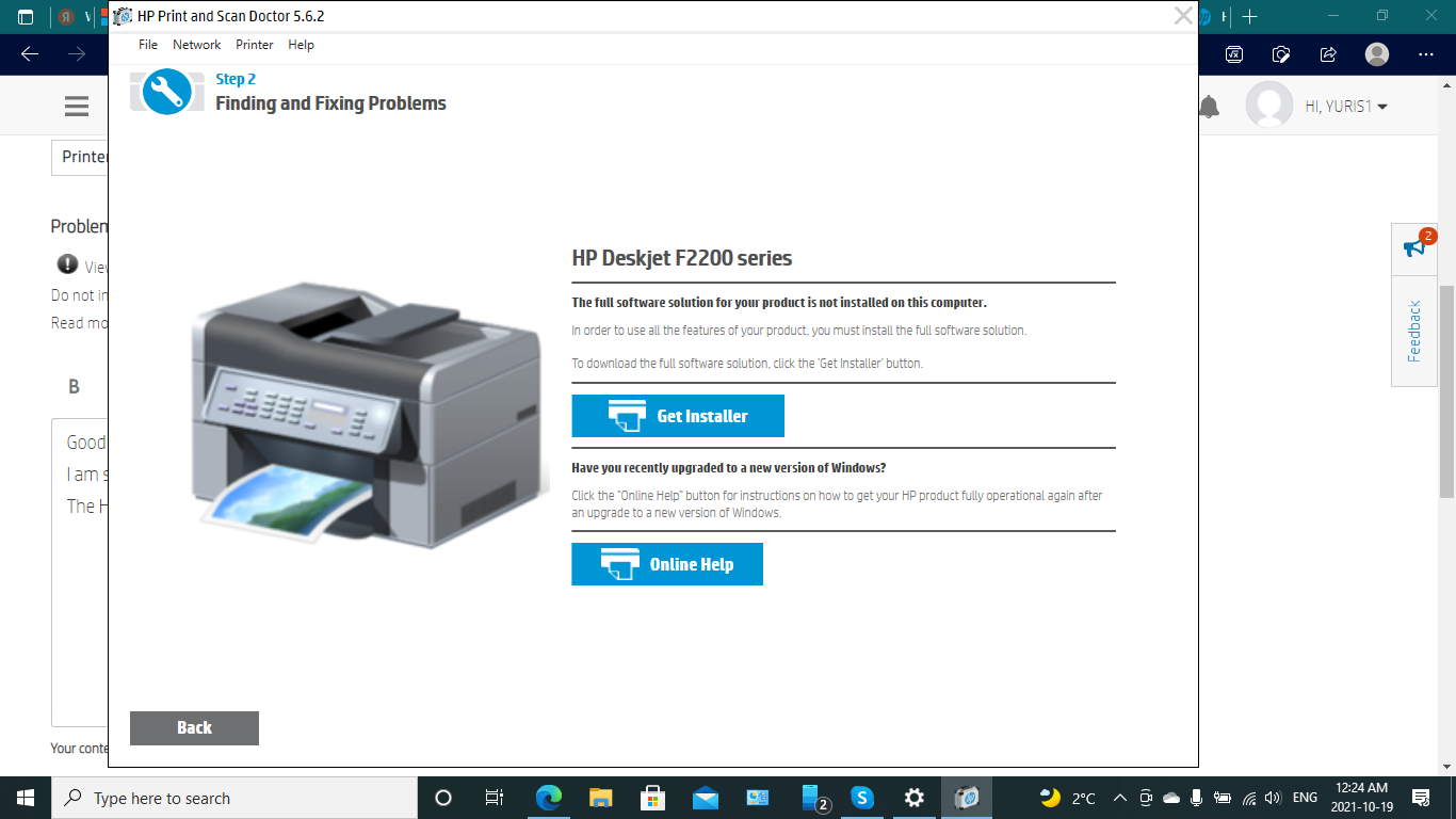 Hp scan deals and print doctor