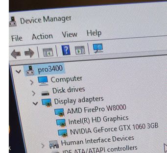 S9050 shows up as W8000: AMD bug