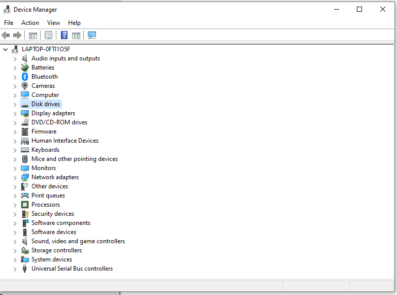 My Device Manager in windows 10 doesn't shows up IDE ATA/ATA... HP