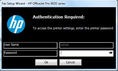 Solved: what is the printer password for the setup authen... HP Support Community - 8203135
