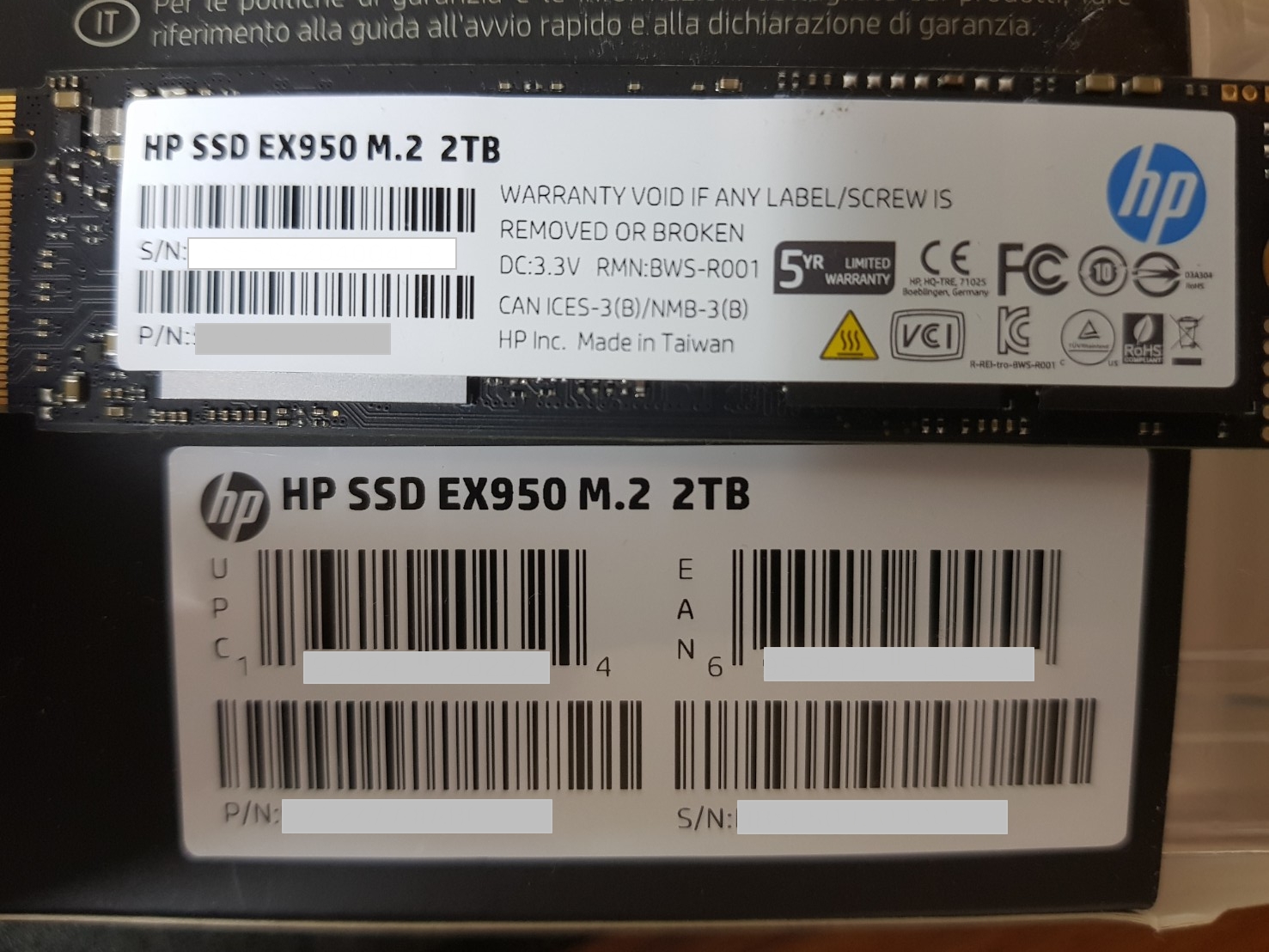 HP EX950 M.2 NVMe 2TB is locked - HP Support Community - 8202802