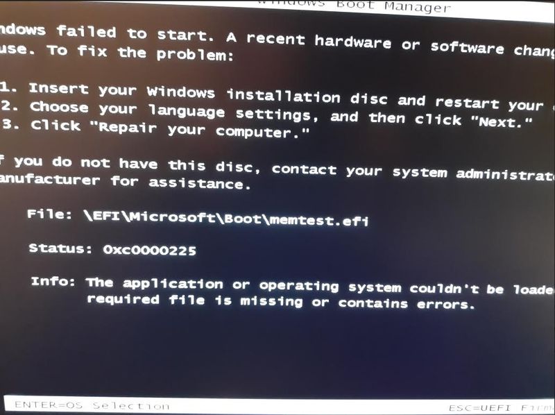 Solved: Windows Memory Diagnostic Failed to Run in W10: error 0xc000... -  HP Support Community - 8218408