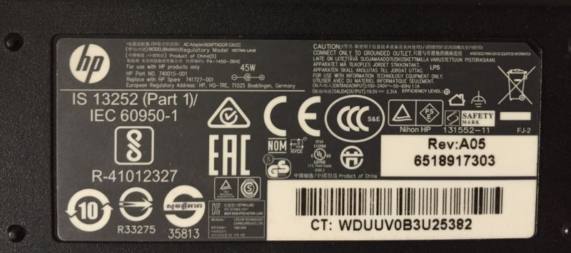 Can I use a different charger rating for my laptop? - HP Support Community  - 8227703