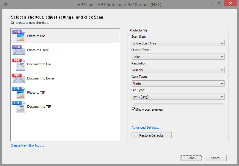 How to disable Scan to Computer is enabled message on boot..... HP