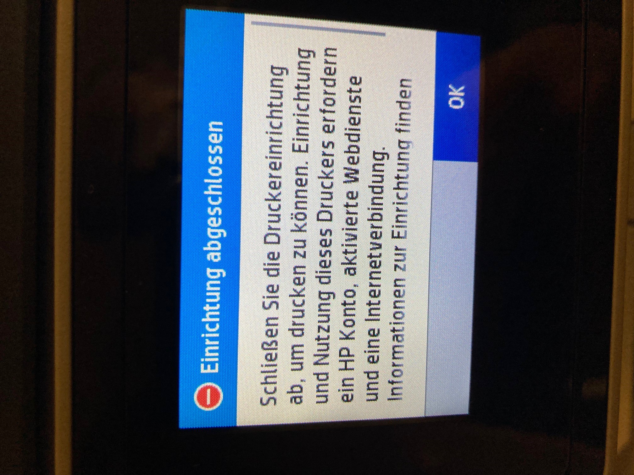Printer Set Up Incomplete. , HP Smart app errors during setup and ...