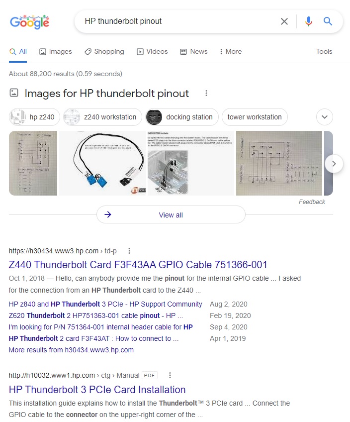 Solved hp Thunderbolt3 Card HP Support Community 8238923