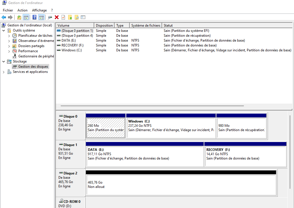 Solved: Windows 10 no longer finds my DATADRIVE1 - Page 2 - HP Support ...