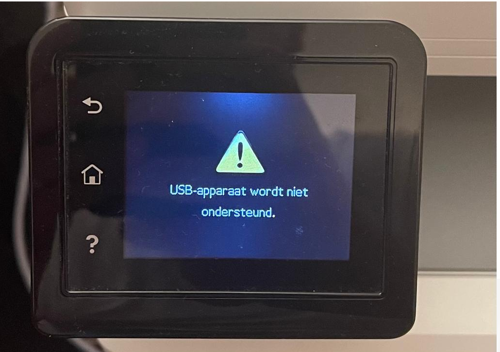 HP Laserjet Printer USB not recognized HP Support Community 8235889