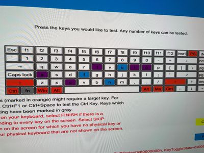 I typed “fun”, n key registers (blue)  then a type “action” again and the n key doesn’t register (purple letters for “action”, but n is still blue)