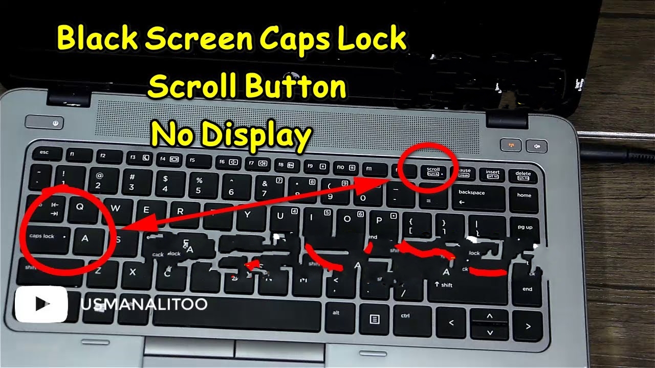 HP Laptop No Display Caps Lock Blinking (FIXED) BIOS Recover... - HP  Support Community - 8254306