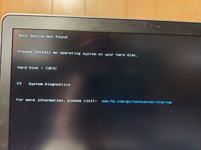 No hard drive detected on my hp pavilion laptop - HP Support Community -  8255554