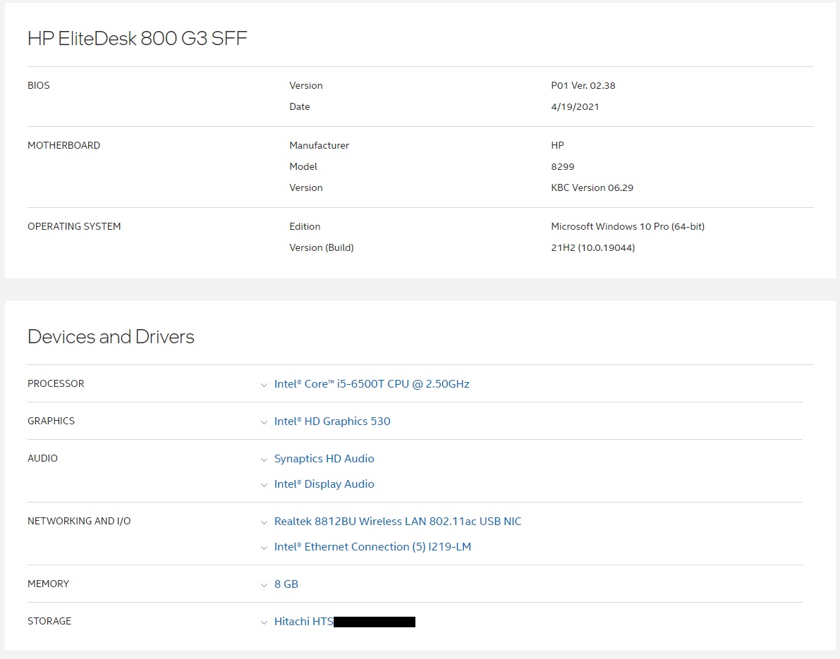 Solved: Upgrading HP EliteDesk 800 G3 SFF - Page 7 - HP Support Community -  8251218