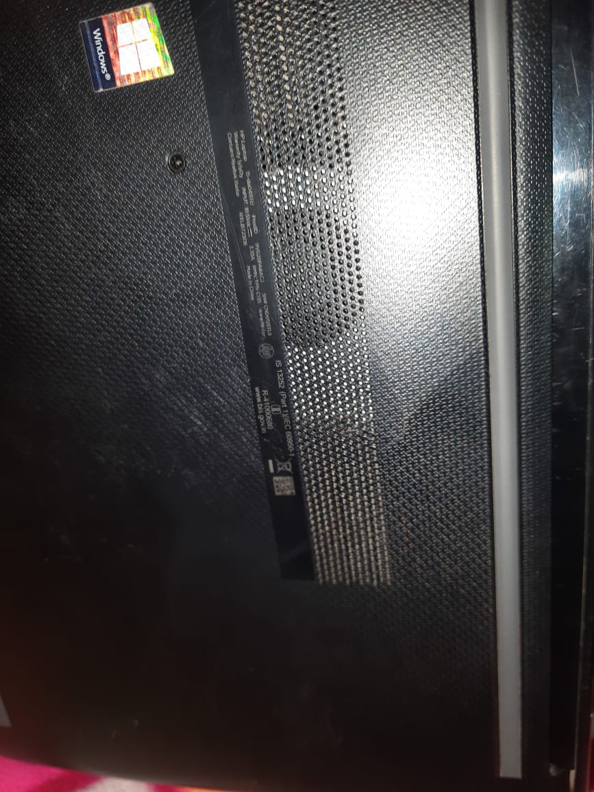 my laptop battery is swelling and it is charge holding capc... HP