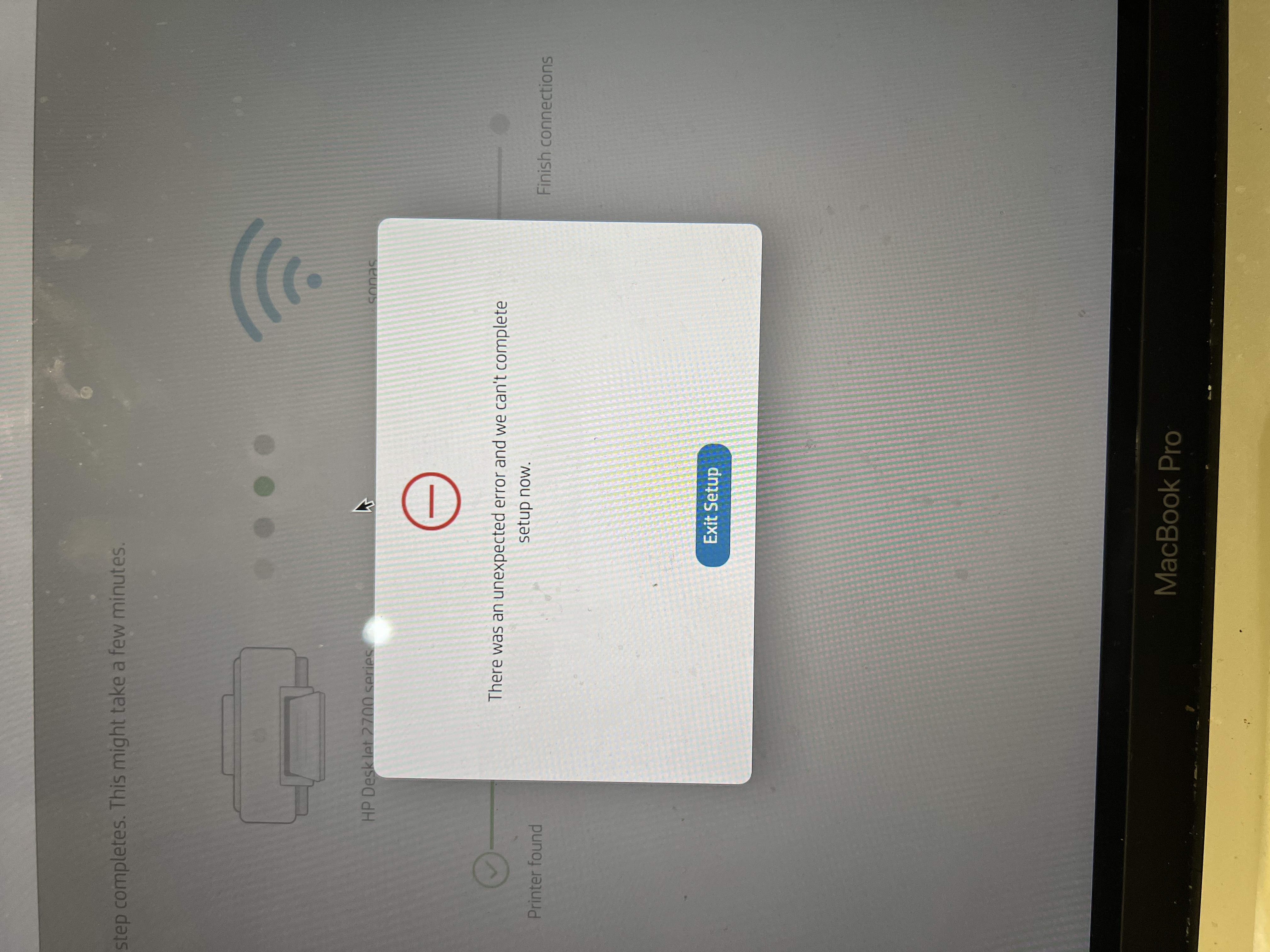 eksil lukker magi DeskJet 2700 Won't connect to wifi - HP Support Community - 8280517