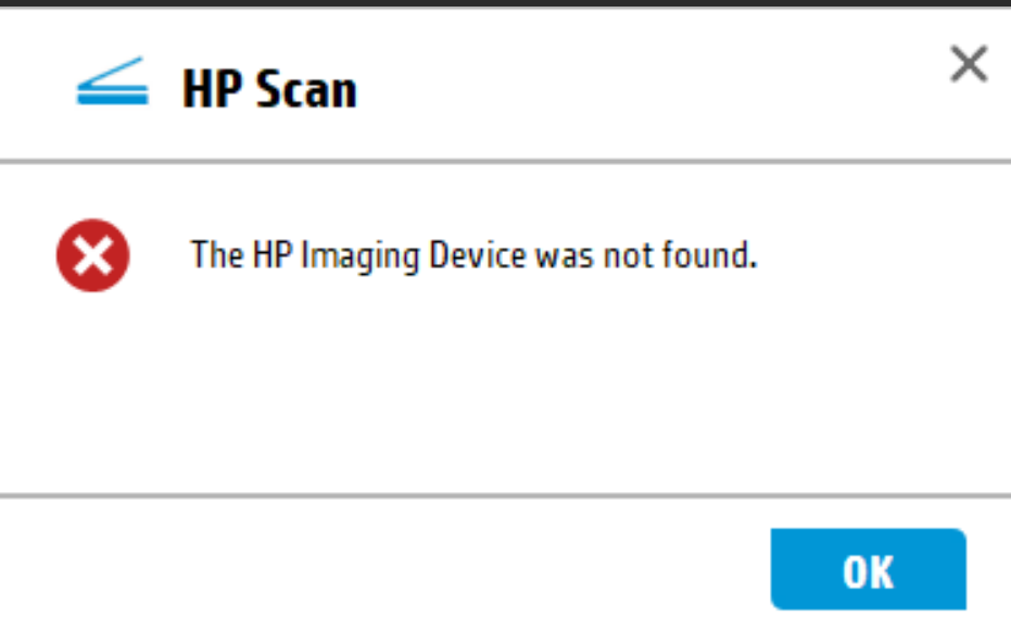 Solved HP Scan Extended given up trying to get it to work consist