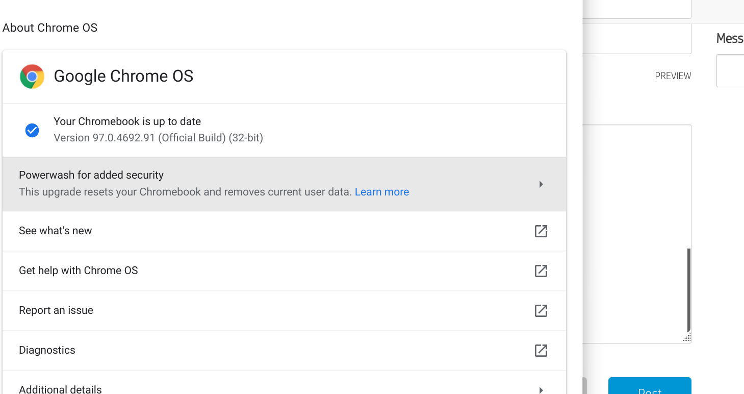 Filter Failed notice on Chromebook HP Support Community 8277262