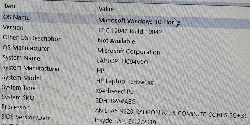 Solved: Ram Upgrade on HP Laptop 15-bw0xx - HP Support Community - 8292281
