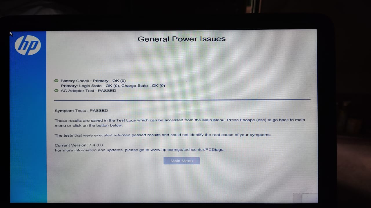 Laptop doesn't boot without battery (ie. On direct power sup... - HP