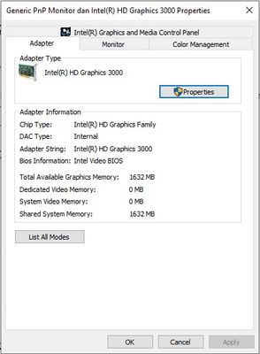 Solved: Why my intel hd 3000 doesn't have vram? - HP Support Community -  8299260