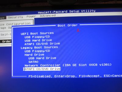 Solved: USB booting - HP Support Community - 8302794