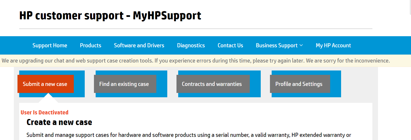 Solved: Submitting Warranty Request - HP Support Community - 8306357
