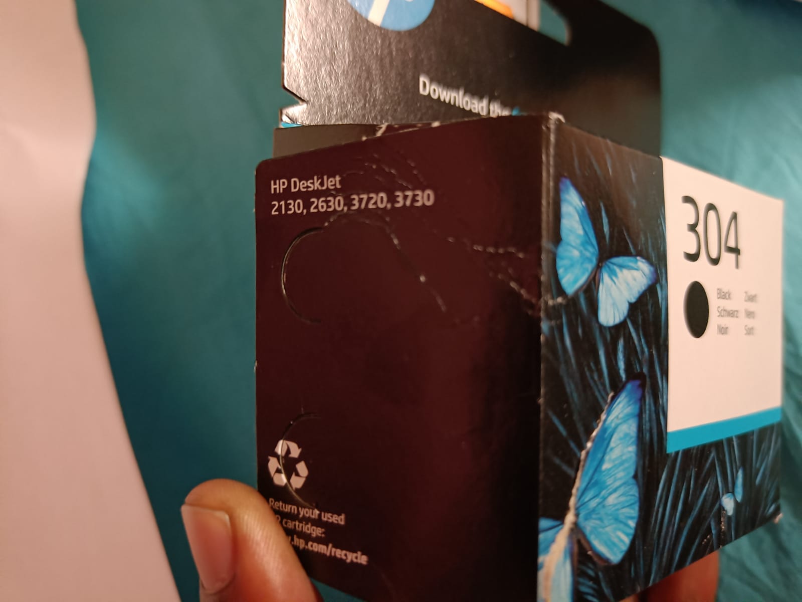 Deskjet HP 2130 Printer doesnt take 304 cartridge even tho... HP
