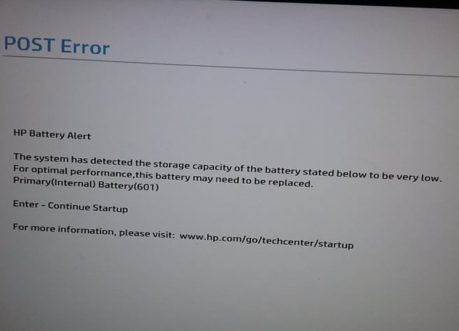 HP Battery Alert --- does this warranty have free battery r... - HP Support  Community - 8315626