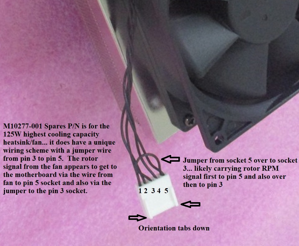 Solved: Z2 G5 heatsink fan 4 pin to 5 pin - HP Support Community - 8317706