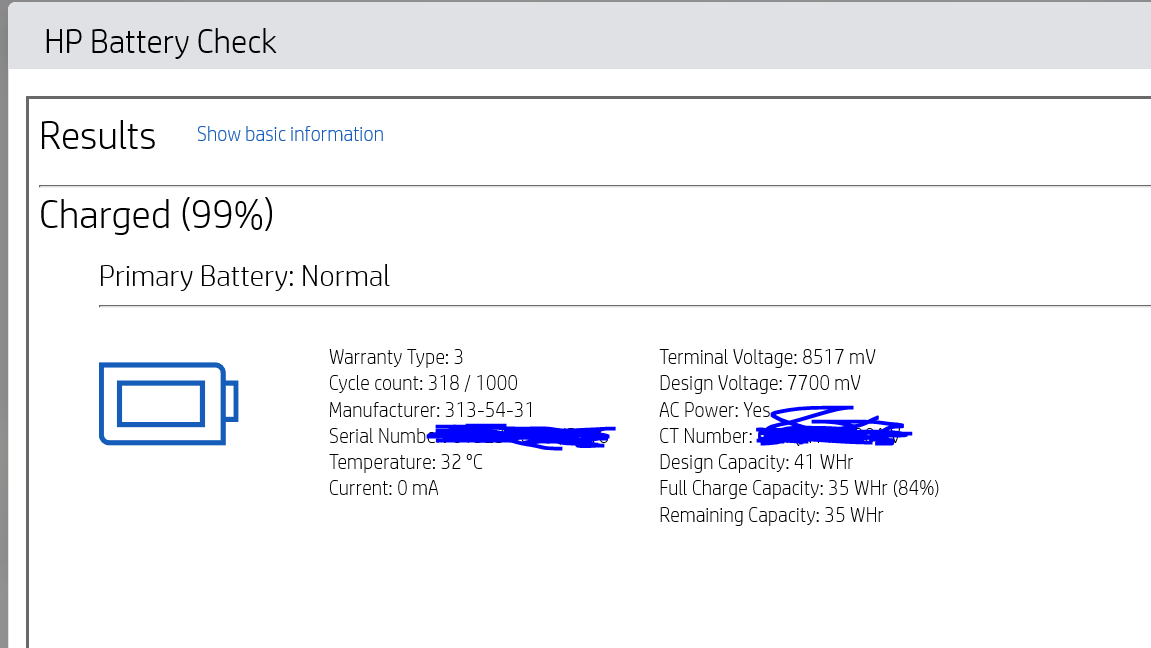 Laptop not working without charger despite HP battery check HP