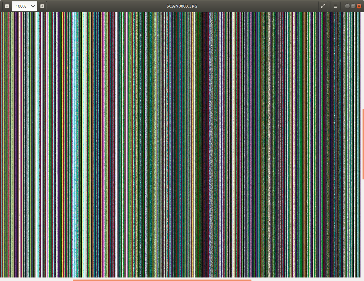 colored lines when scanning documents - HP Support Community - 8323311