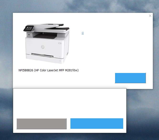 Printer software update which button to press? HP Support Community