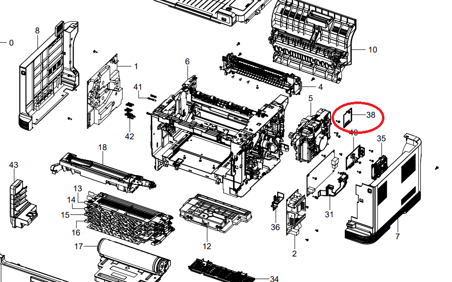 CLX3185FW backup battery change HP Support Community 8366056