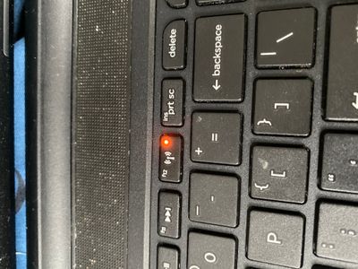 Laptop f12 key orange amber light Support Community - 8372435