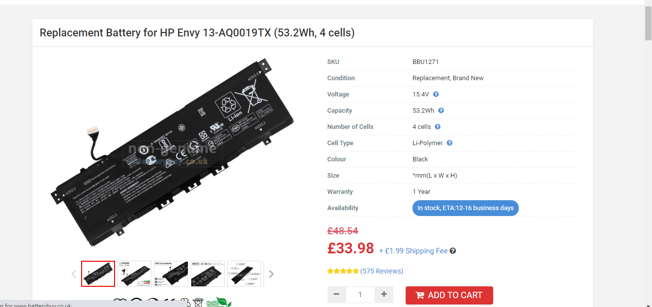 Battery replacement for HP ENVY 13aq0019tx laptop HP Support