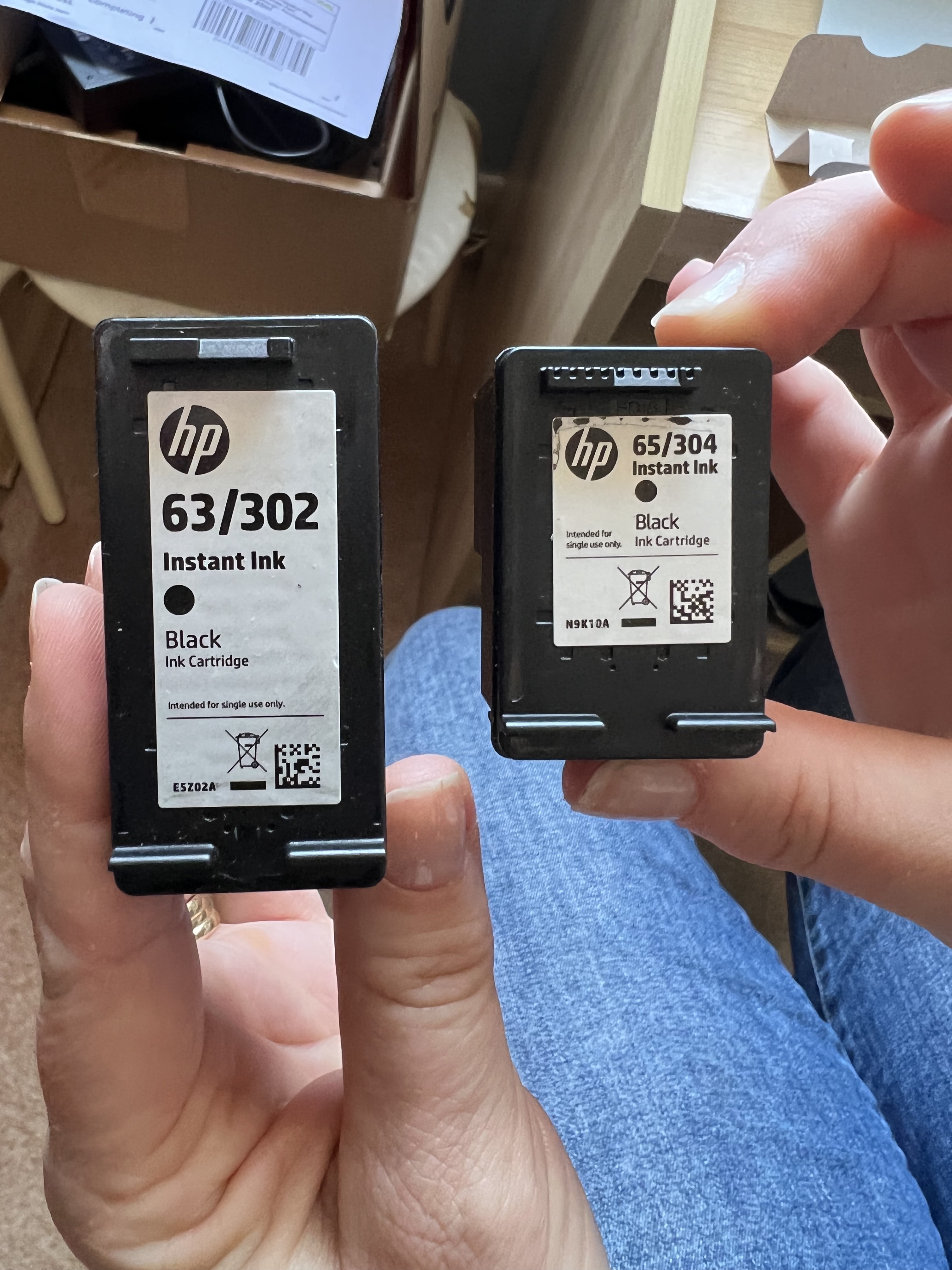 Solved We've been sent the wrong cartridges and virtual chat tells