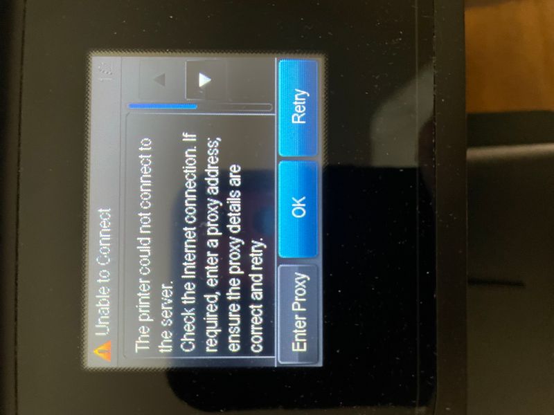 Proxy address is being requested HP Support Community 8385201
