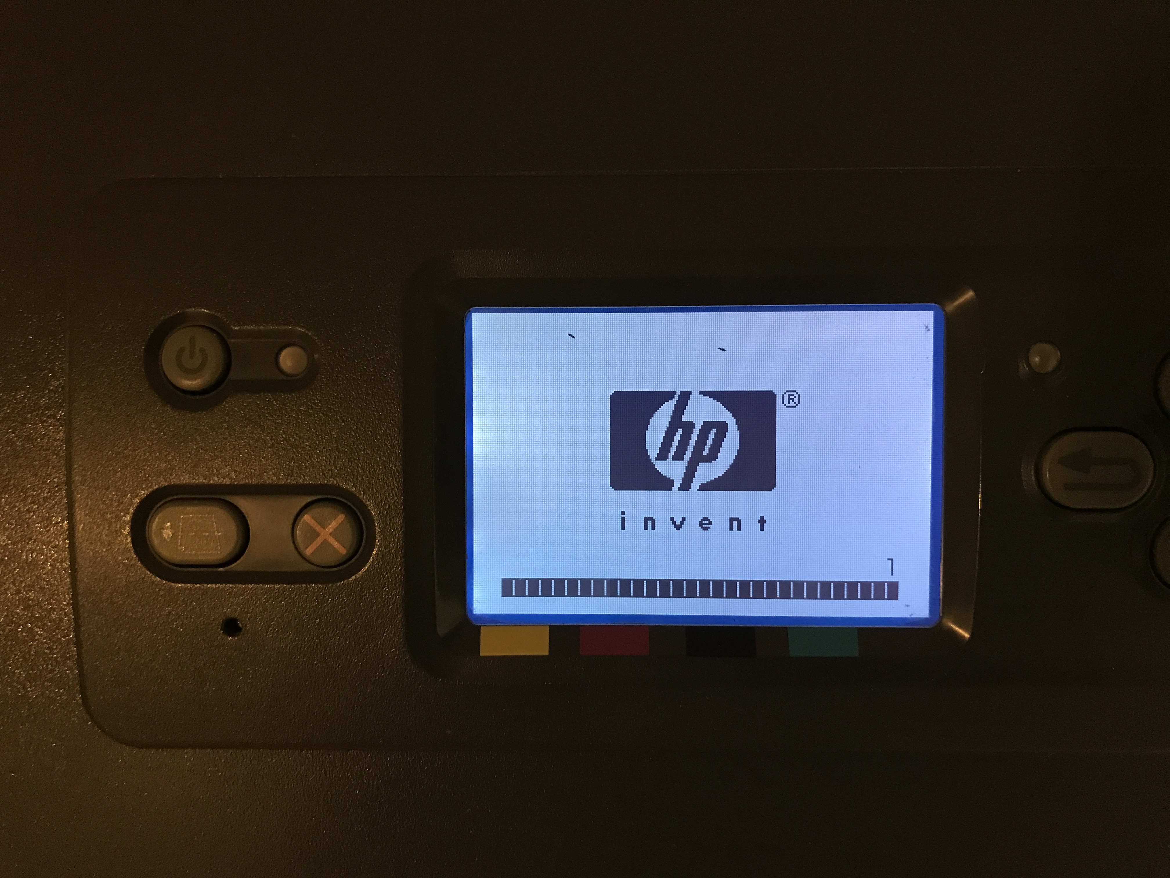 How to exit ink priming proces HP 4500 Designjet? - HP Support ...
