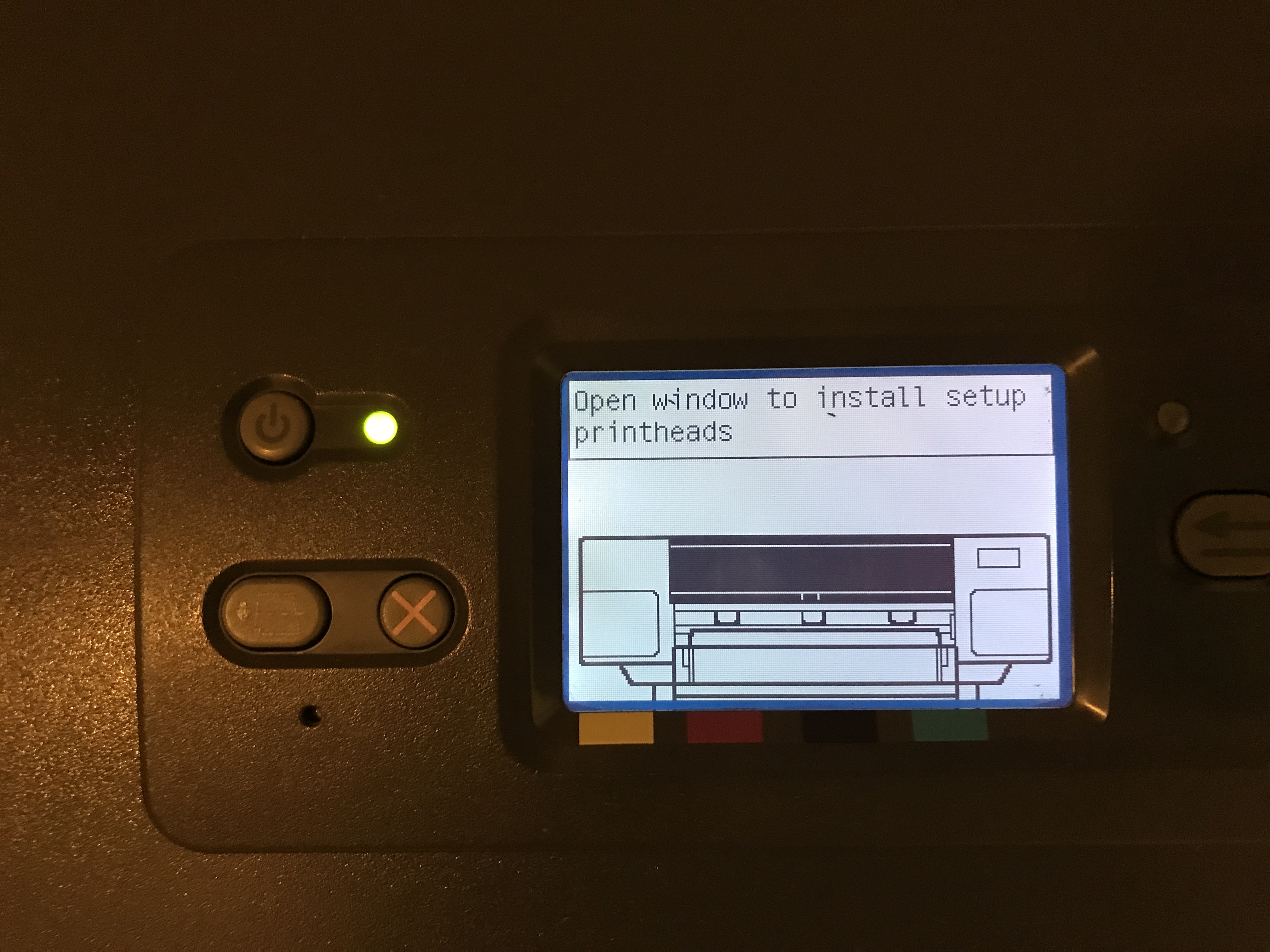 How to exit ink priming proces HP 4500 Designjet? - HP Support ...