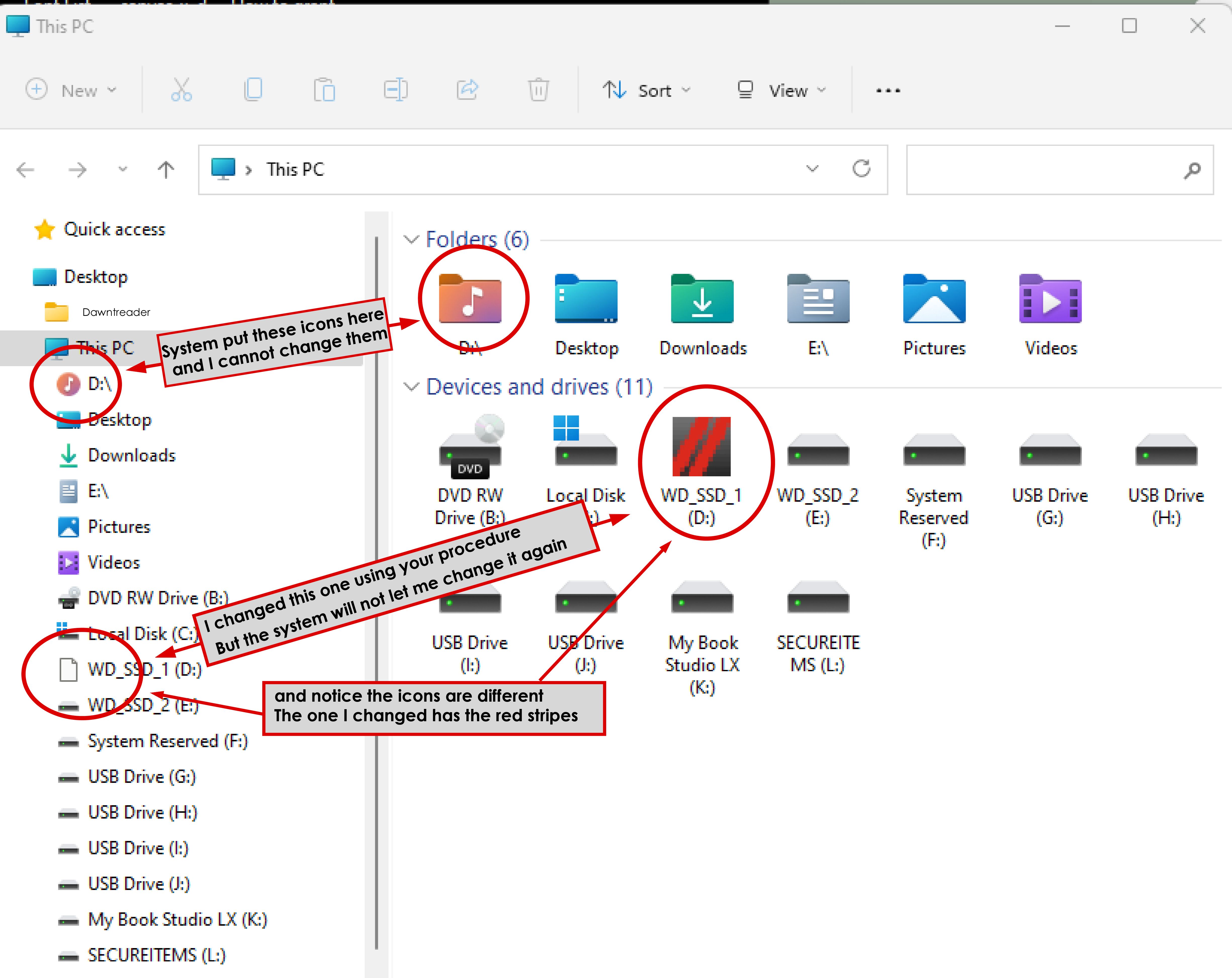 Changing the Primary drive icon in File Explorer HP Support Community