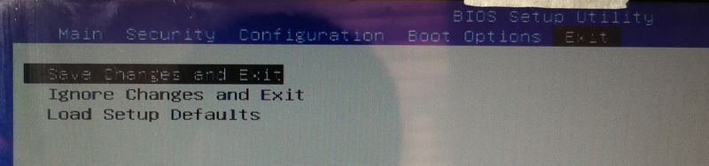Bios Menu - 4