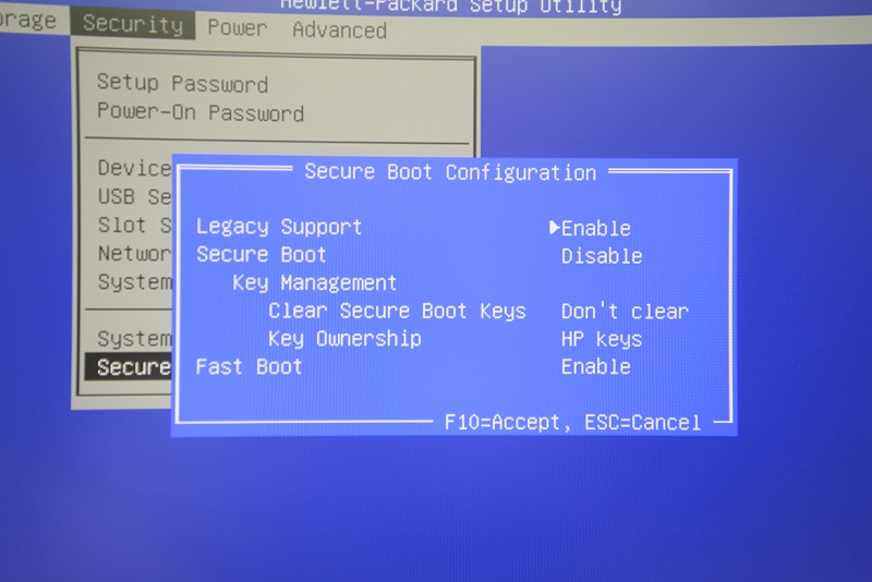 HP Envy 700 311na refuses wont boot from USB so cannot insta... HP
