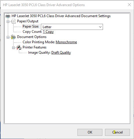 Can't find an option for draft quality printing in black & w... - HP  Support Community - 8418788
