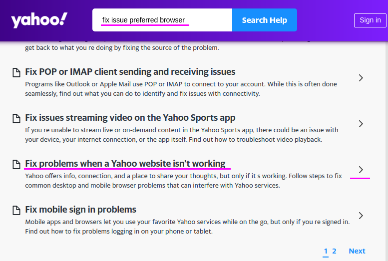 Yahoo emails - HP Support Community - 8425458