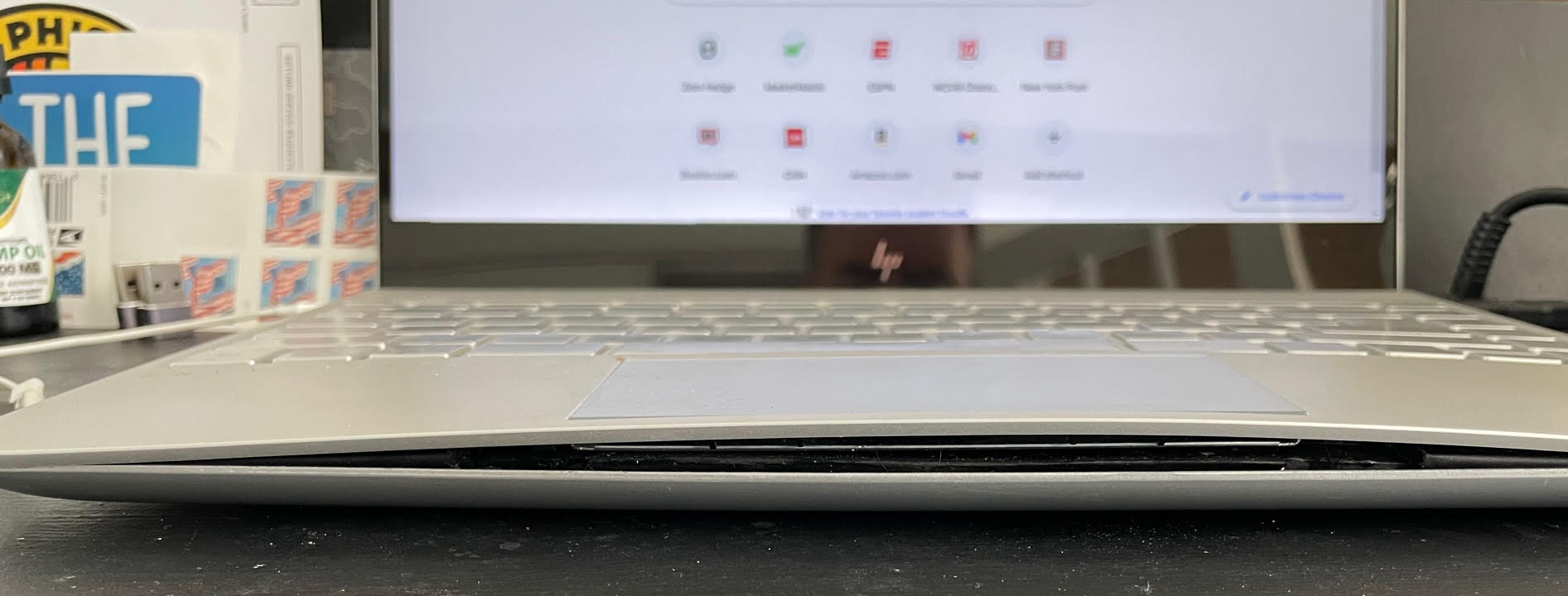 Warped keyboard on HP Envy 13