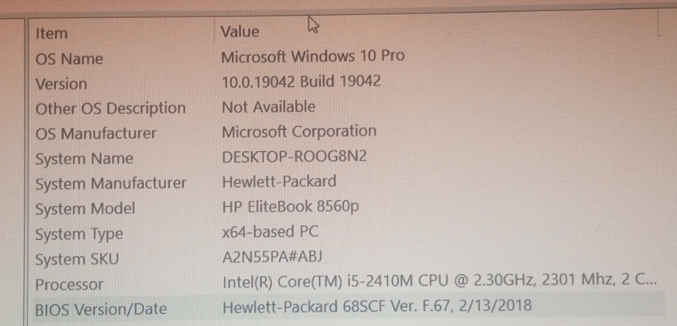 After updating bios not able to use camera - HP Support Community - 8456458