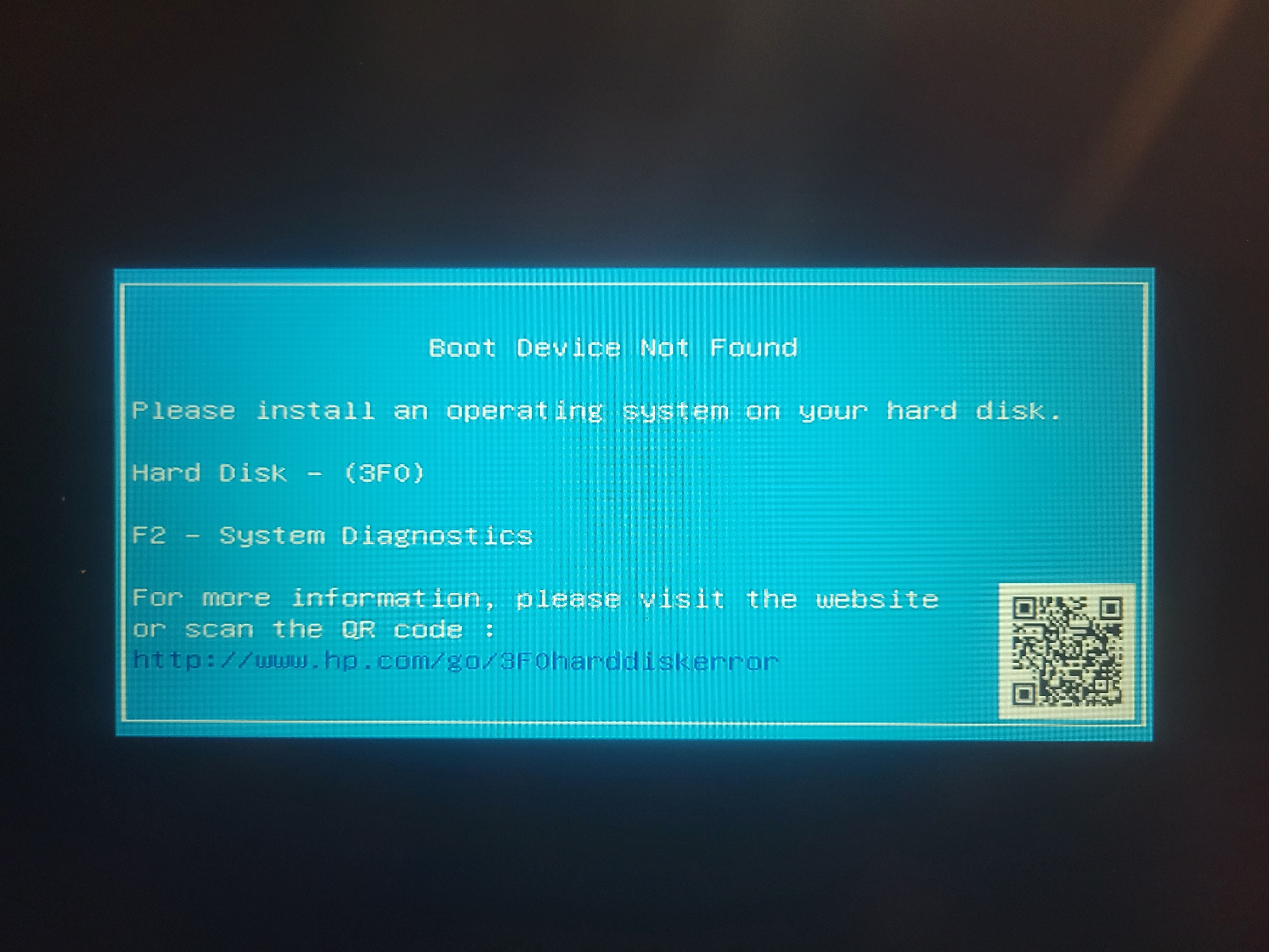 Solved: Blue screen - intermittent - no boot drive - HP Support ...