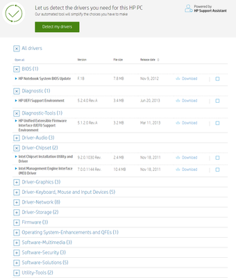 Solved: Driver Downloads - HP Support Community - 8464052